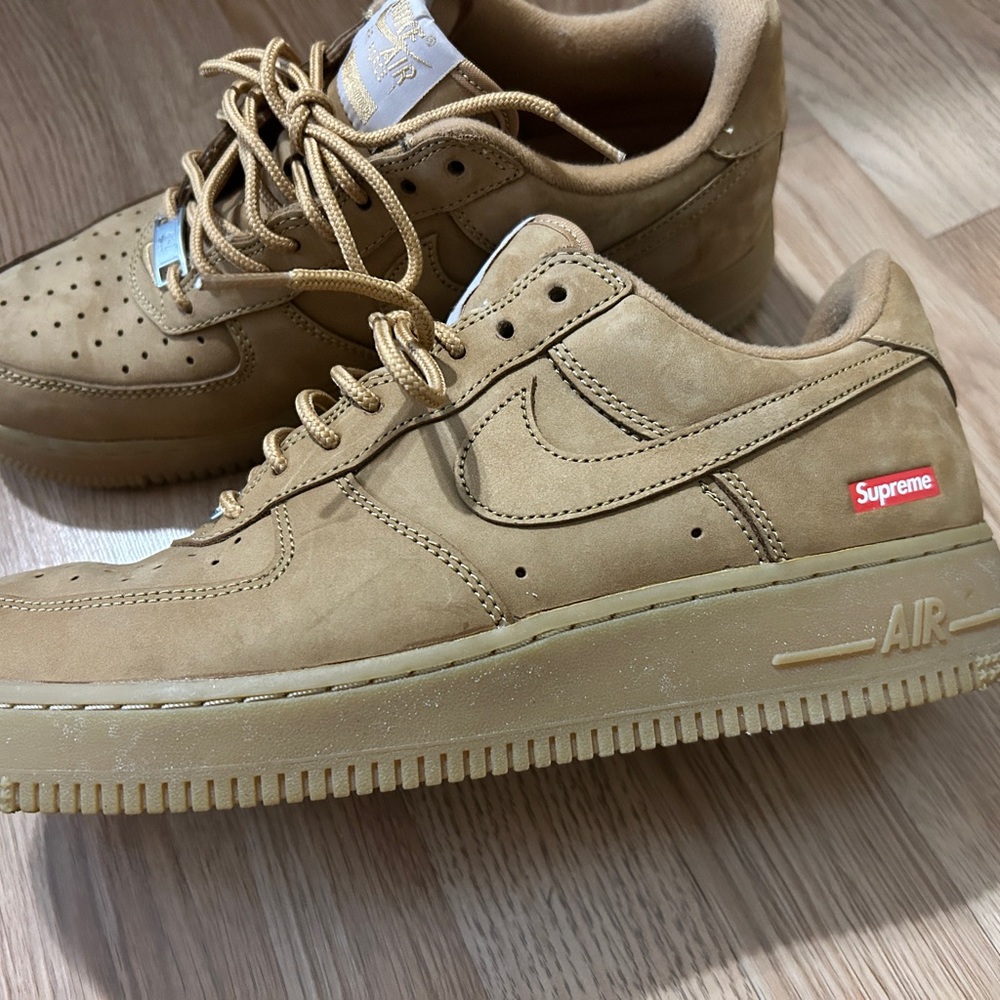 NWOB never worn Supreme Air Force 1 wheat